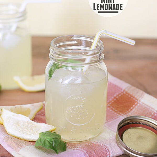 Basil and Mint Lemonade | www.tasteandtellblog.com