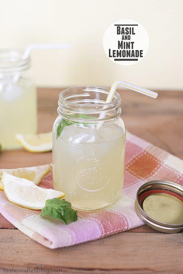 Basil and Mint Lemonade Taste and Tell