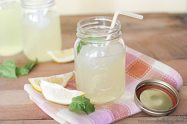 Basil and Mint Lemonade | www.tasteandtellblog.com