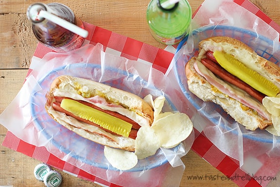 Cubano Hot Dogs | www.tasteandtellblog.com