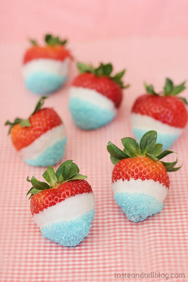4th of July Dipped Strawberries