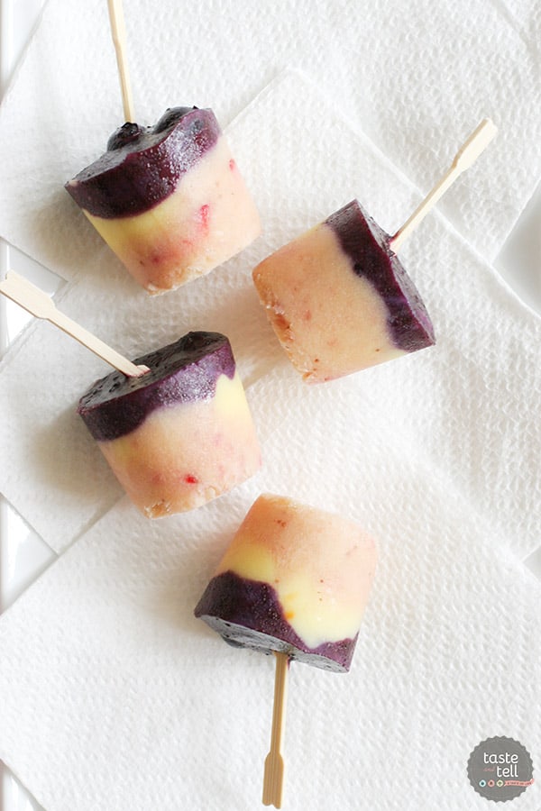 Yes - you can easily make frozen pudding pops at home! These pudding pops are infused with fresh strawberries and blueberries.