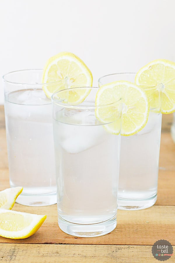 A family favorite - we have been making this Sweet Lemon Water Recipe for years. Sweet and tart - everyone will ask for the recipe!