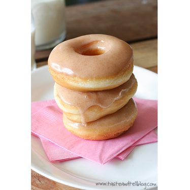 Cinnamon Sugar Glazed Doughnuts | www.tasteandtellblog.com