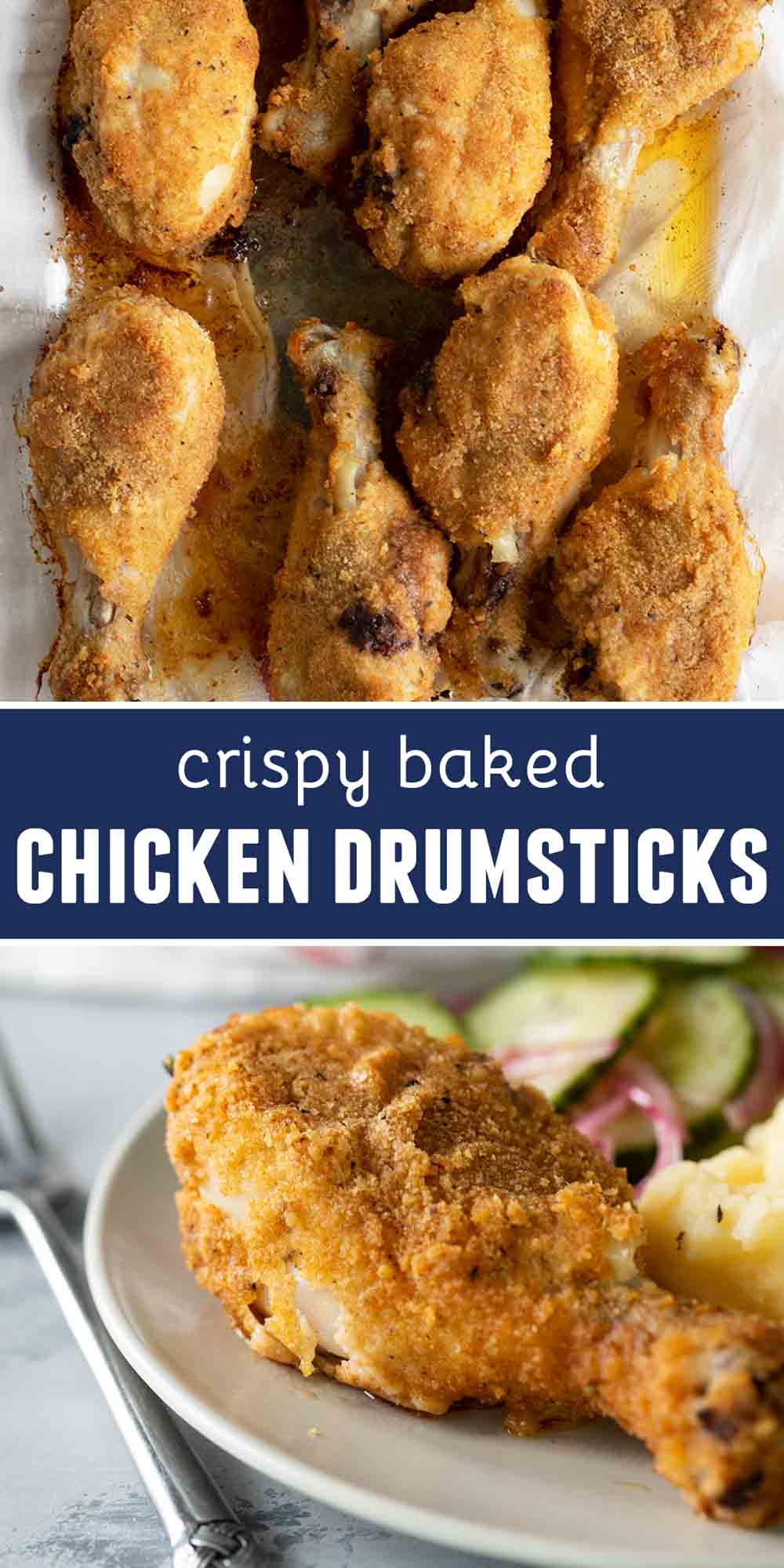 Crispy Baked Chicken Drumsticks Recipe Taste and Tell