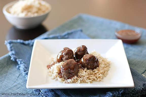 Sweet and Sour Meatballs | www.tasteandtellblog.com