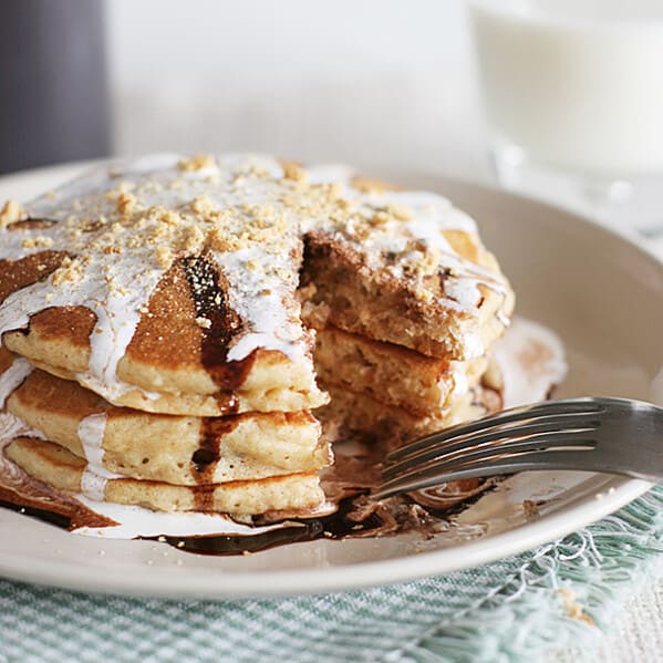 S'mores Pancakes | Taste and Tell