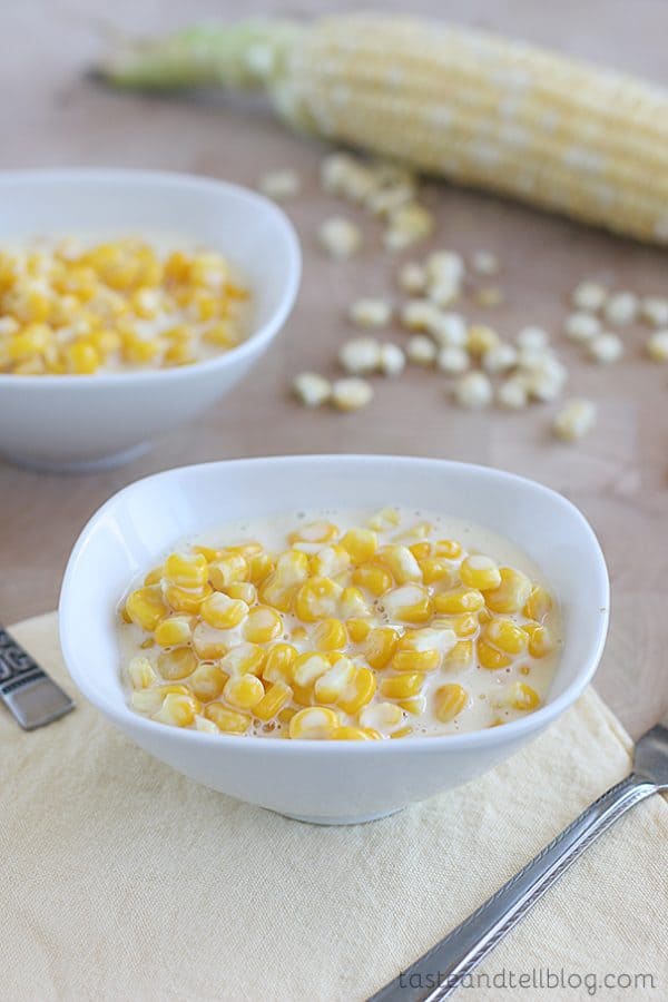 Creamed Corn Taste and Tell