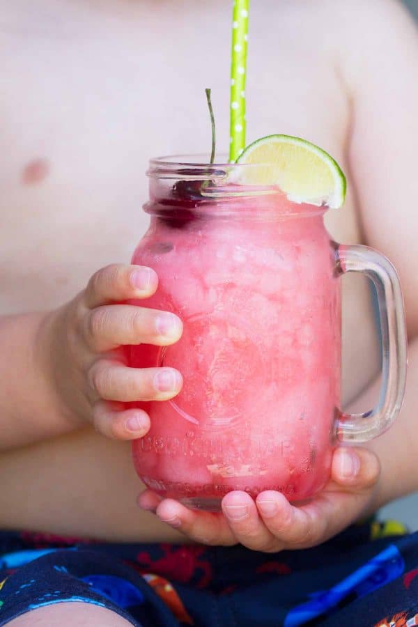 Skip the convenience store - you can make this Homemade Slurpee Recipe at home with only 3 ingredients!