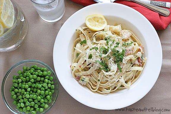 Lemon Scented Carbonara 