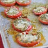 Roasted Tomatoes with Pesto