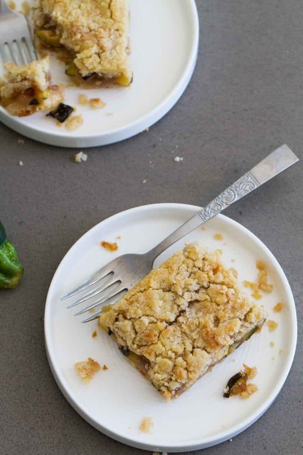 Do you have an overloaded zucchini plant? These Zucchini Cobbler Bars are an unconventional zucchini dessert, but you will fall head over heels in love with them!