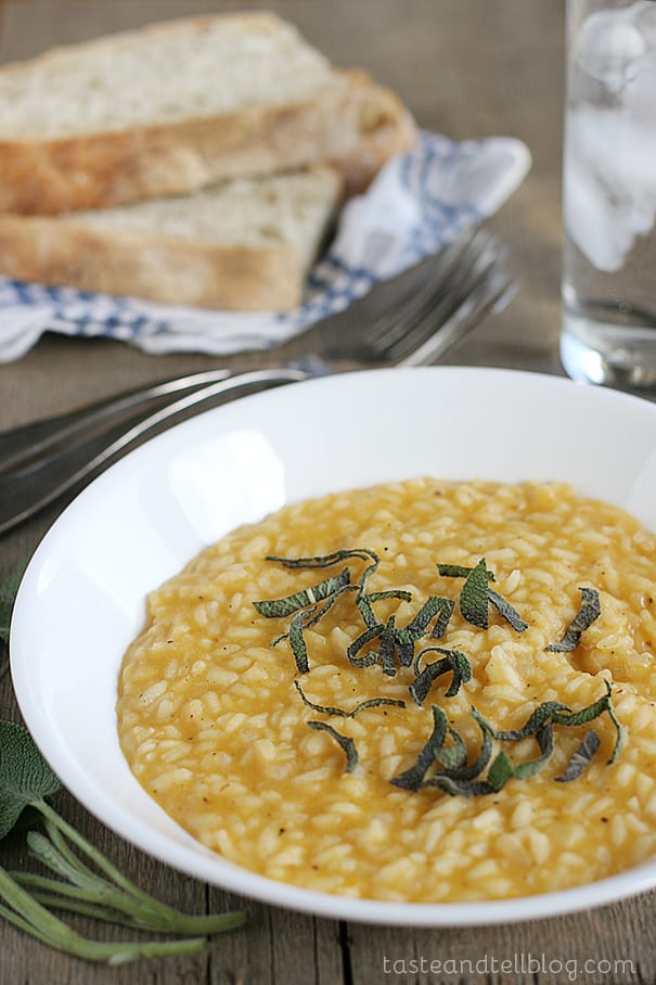 Butternut Squash Risotto | www.tasteandtellblog.com