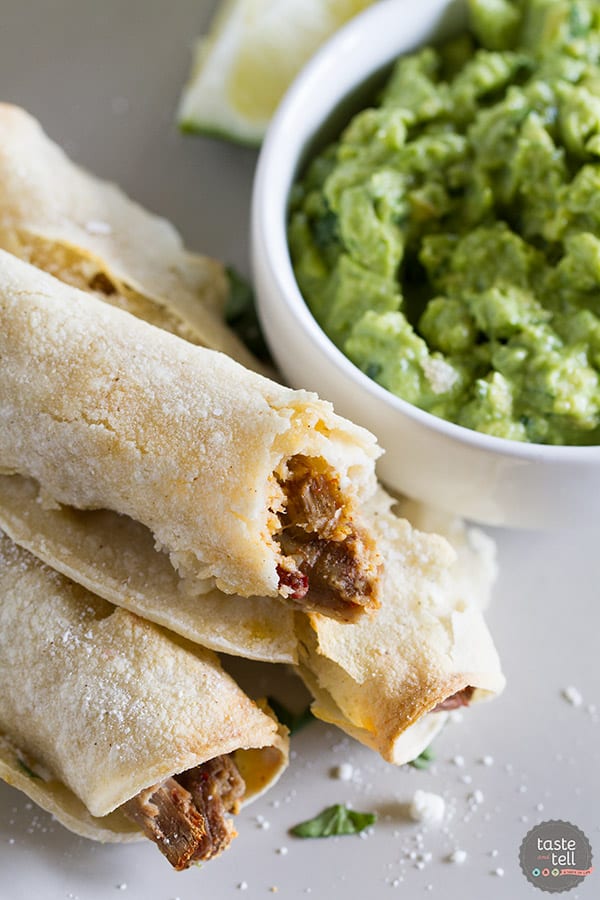 Wondering what to do with that leftover Sunday roast? Turn it into this Chipotle Beef Baked Taquito recipe and those leftovers will disappear!