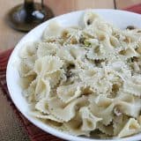 Farfalle with Pistachio Nuts