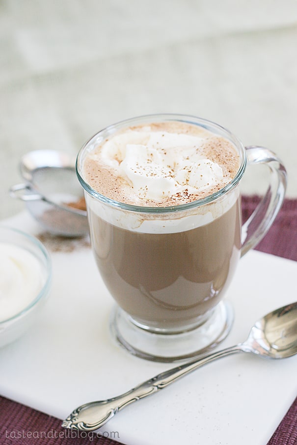 Salted Caramel Hot Chocolate | Taste and Tell