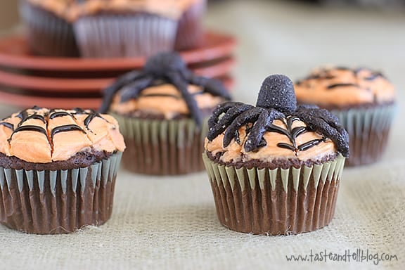 Spiderweb Cupcakes | Taste and Tell