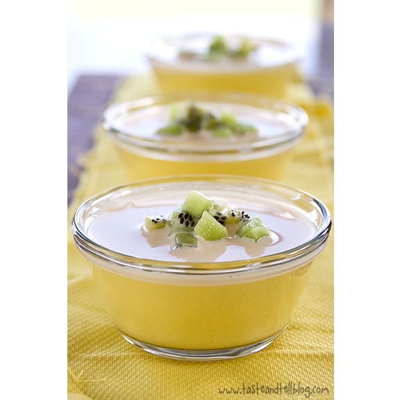 Fresh Mango Pudding - Taste and Tell