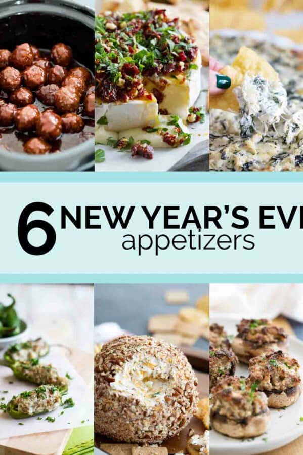 6 appetizer photos of recipes that are great for New Year's Eve