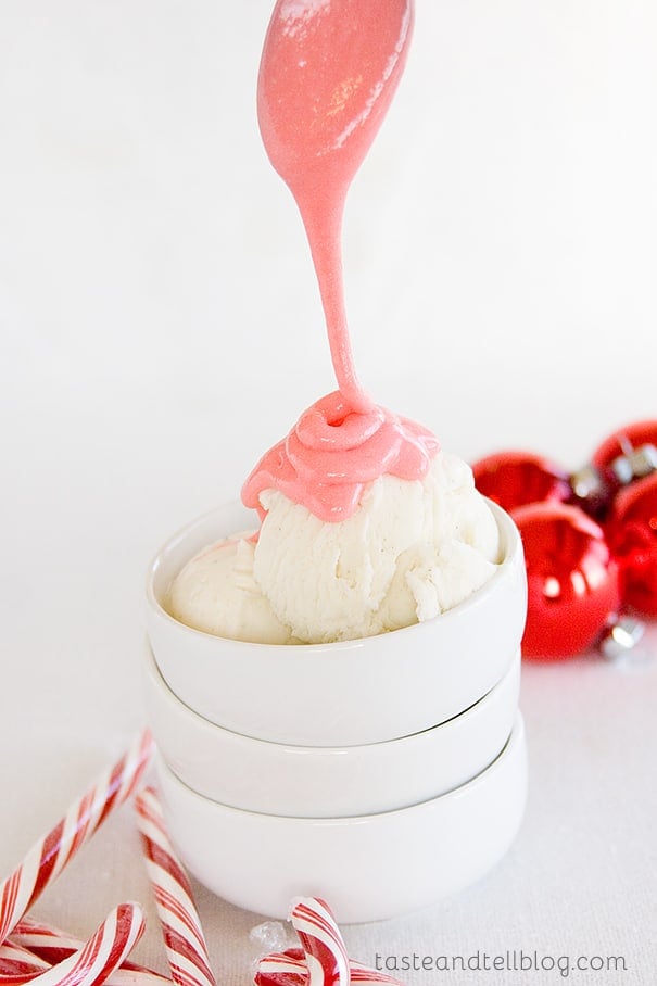 Peppermint Marshmallow Sauce from www.tasteandtellblog.com