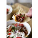 7-Layer Chili Dog Dip | www.tasteandtellblog.com