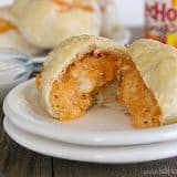 Buffalo Chicken Pizza Rolls | www.tasteandtellblog.com