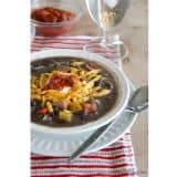 Fast and Delicious Black Bean Soup | www.tasteandtellblog.com