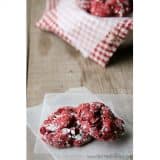 Red Velvet Gooey Butter Cookies | www.tasteandtellblog.com