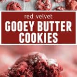 Recipe for Red Velvet Gooey Butter Cookies