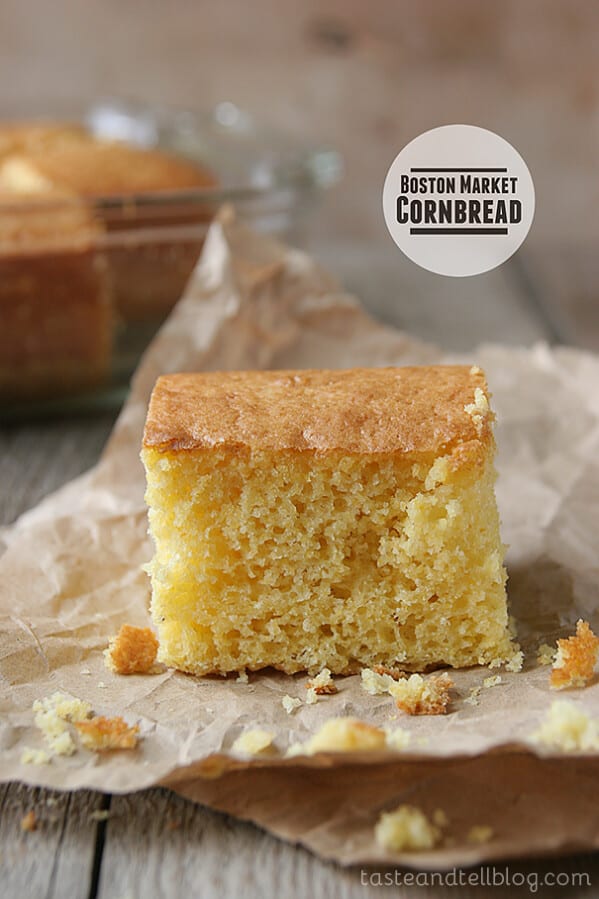 Boston Market Cornbread Copycat on Taste and Tell