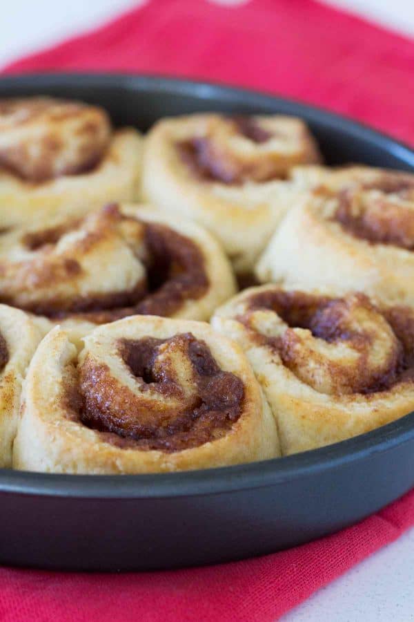 In the mood for cinnamon rolls but don’t have the time? These Cinnamon Biscuits will become your new go-to - especially since they only take 35 minutes from start to finish!