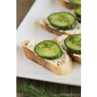 Cucumber Toasties | www.tasteandtellblog.com