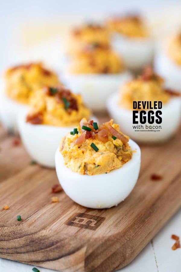 Deviled Eggs with Bacon