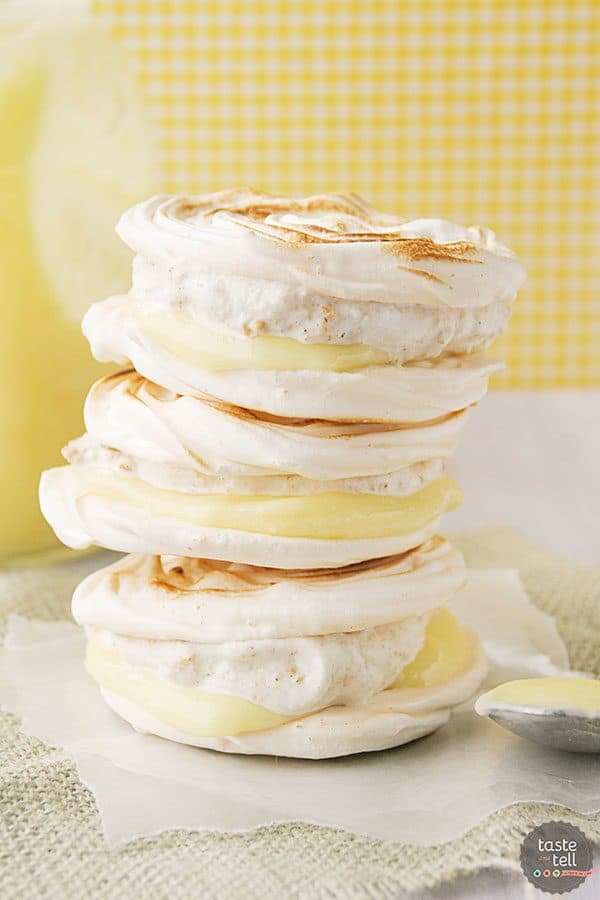 Stack of Lemon Meringue Hand Pies