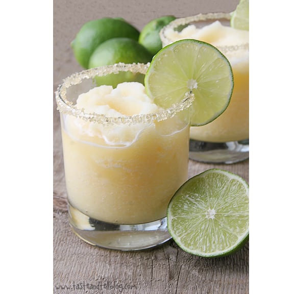 Virgin Frozen Margaritas | www.tasteandtellblog.com