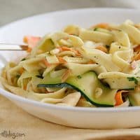 Vegetable Ribbon Pasta | www.tasteandtellblog.com #recipe #vegetarian #pasta