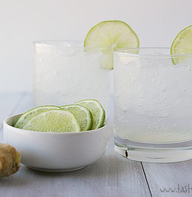 Ginger Lime Spritzer | www.tasteandtellblog.com