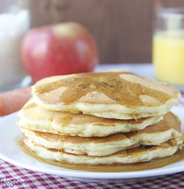 Morning Glory Pancakes | www.tasteandtellblog.com