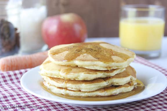 Morning Glory Pancakes | www.tasteandtellblog.com