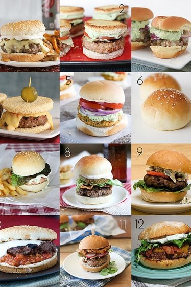 12 Burger Recipes | www.tasteandtellblog.com
