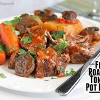 Fire Roasted Tomato Pot Roast | www.tasteandtellblog.com