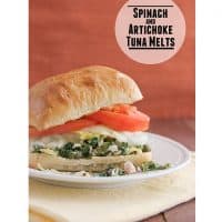 Spinach and Artichoke Tuna Melt | Taste and Tell