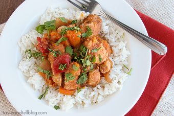 BBQ Chicken and Vegetables {Slow Cooker/Freezer Meal} - Taste and Tell