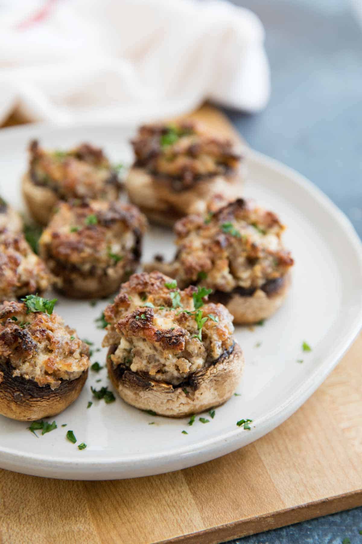 Sausage Stuffed Mushrooms Recipe