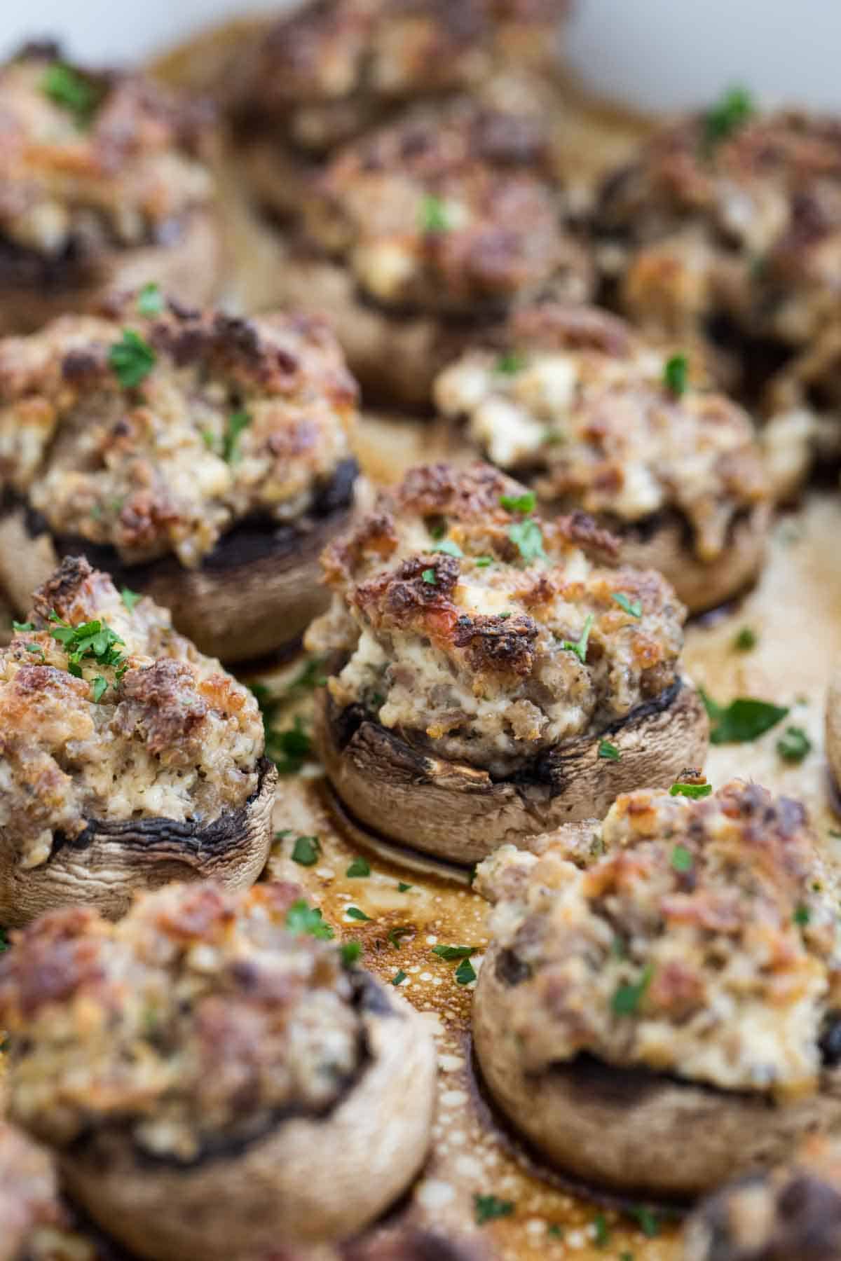 How to make Sausage Stuffed Mushrooms
