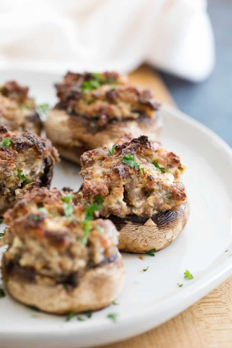 Sausage Stuffed Mushrooms