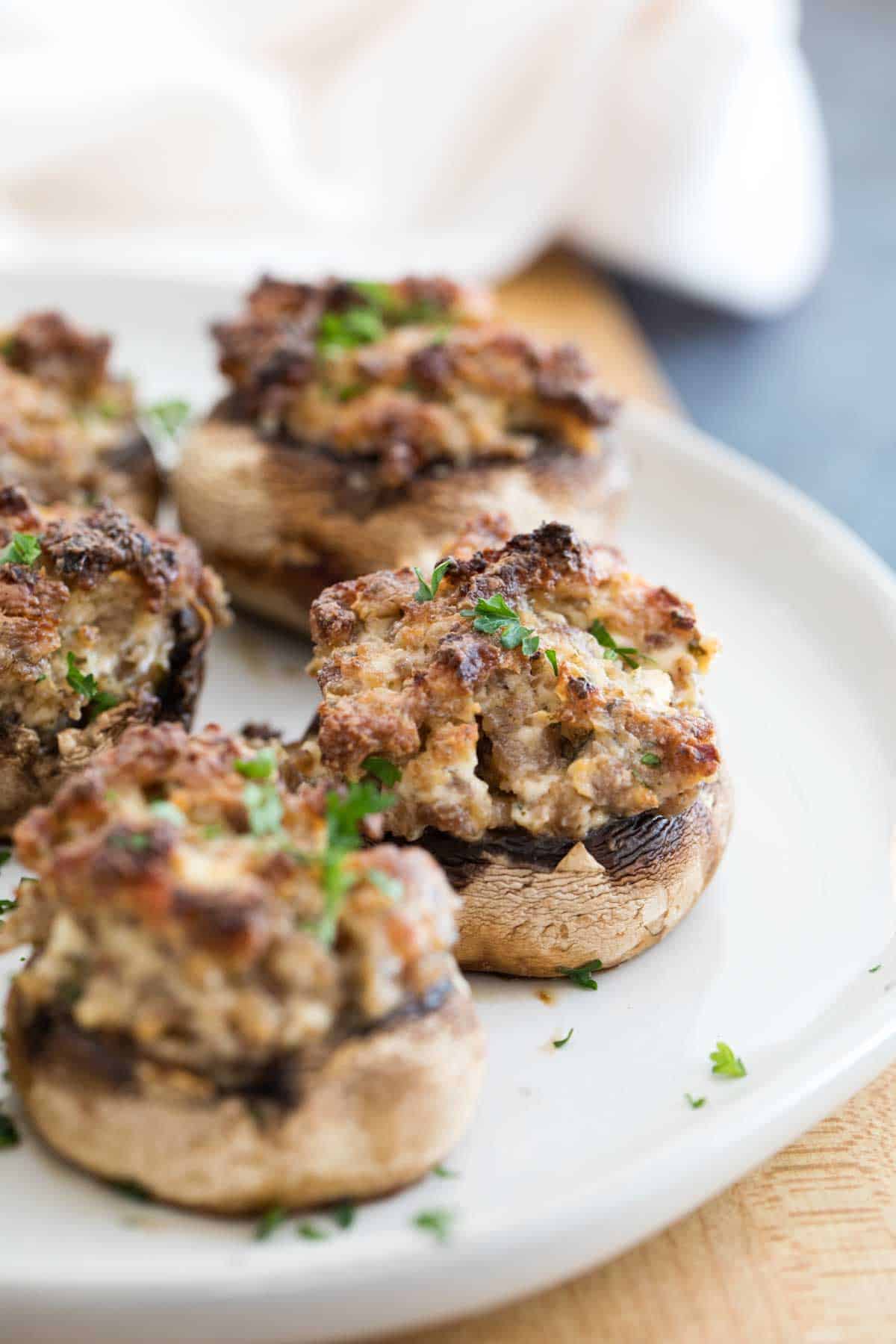 Sausage Stuffed Mushrooms Recipe