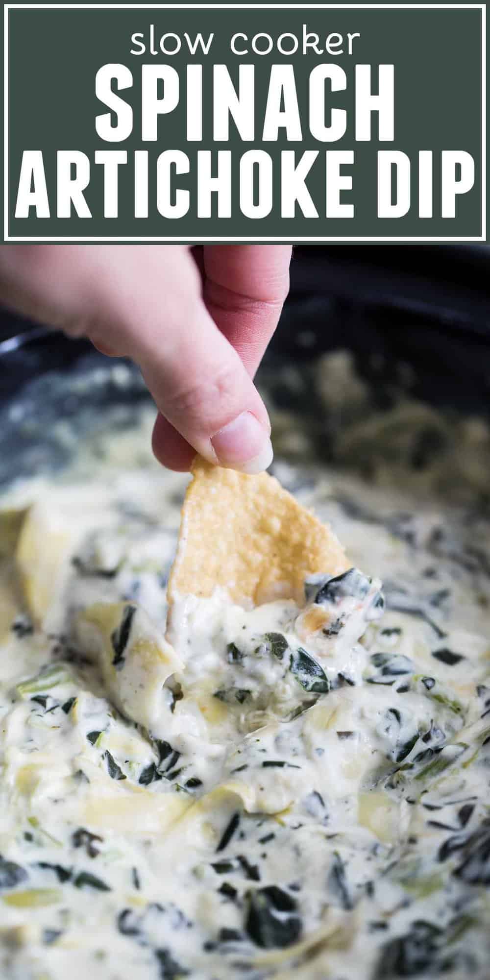 Crockpot Spinach Artichoke Dip Best Crockpot Appetizers Taste and Tell