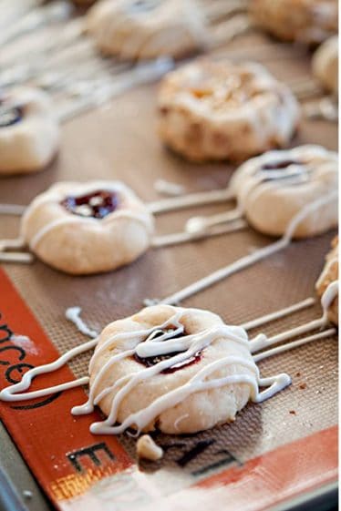 Holiday Cream Cheese Cookies - 4 Ways | www.tasteandtellblog.com #holiday #christmas #recipe #cookies