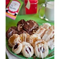 Holiday Cream Cheese Cookies - 4 Ways | www.tasteandtellblog.com #holiday #christmas #recipe #cookies